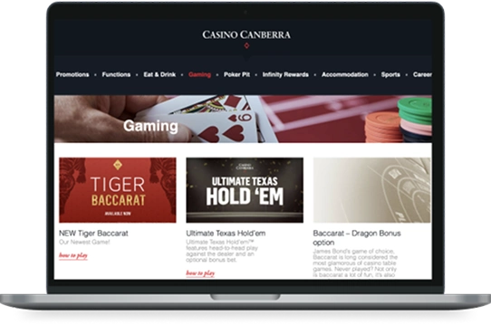 Casino Canberra Australia Desktop